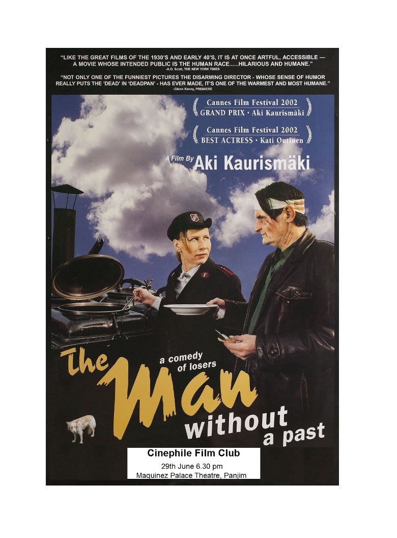 Screening of the Finnish comedy Film, “The Man Without A Past (2002)” on  29th June.. – ESG